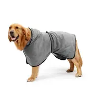Absorbent Microfibre Dog Bath Robe Towel Dog Grooming