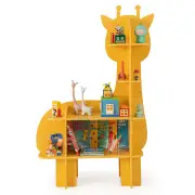 CostwayKids Toy Storage Organizer with Anti-Toppling System for Play Room, Nursery, Kindergarten-Yellow