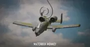 USAF A-10 Thunderbolt II Warthog Fighter Plane Custom Christmas Ornament Hog
