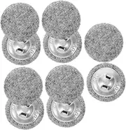 VALICLUD 10pcs Round Decorative Sewing Buttons for Clothes Sweaters Fasteners for Stylish Apparel and Craft Projects