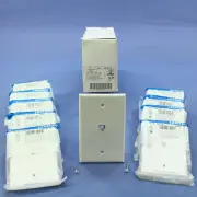 10 Leviton White LARGE Phone Jack Telephone Wallplates 6-Position 4-Wire 40549-W