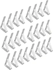 Tablecloth Clips 24pcs Picnic Table Clips Flexible Stainless Steel Table Clot...