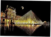 Creative Scratch Paper DIY for Imaginative Play City Night Scene Craft Kit for Family Activities and Parties