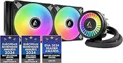 [ARCTIC] Liquid Freezer III 280A-RGB Water Cooled PC, All-in-One Water Cooler for AIO Processor, Compatible Intel LGA1851/1700 and AMD AM5/4, Efficient PWM Control Pump - Black