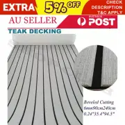 240cmx90cm Marine Flooring Faux Teak EVA Foam Boat Yacht Decking Sheet GREY
