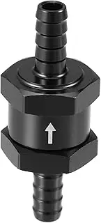 X AUTOHAUX Fuel Check Valve One Way/Inner Non Return One Way Check Valve for Car Fuel Petrol Gasoline Diesel/Durable 0.31" 8mm OD / 1 Pcs Black