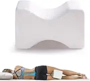 Felic Knee Pillow for Side Sleepers, Comfort Memory Foam Between Legs Pillow Leg Pillow for Side Sleeping, Elevation Pillow for Pregnancy, Hip Pillow Suitable for Knee Hip and Lower Back Pain (1-Pack)