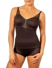 [Miraclesuit Shapewear] Sheer Shaping Camisole with Underwire in Black