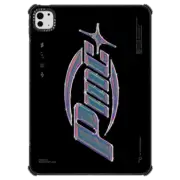 iPad Pro 11-inch (M4) iPad Impact Case Y2K Chrome Tablet Case