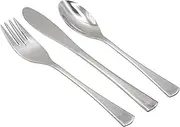 Tiny Dining Kids Cutlery Set - 12 Piece Stainless Steel Children Cutlery - Small Silver Polished Metal Toddler Utensils Dishwasher Safe Kitchen 4 Dinner Table Forks Knives Spoons