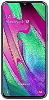 [Samsung] Galaxy A40 Enterprise Edition SM-A405F/DS Dual-SIM (64GB ROM, 4GB RAM, 5.9-Inch) Factory Unlocked 4G/LTE Smartphone - International Version (Black)