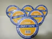 6-Pack utility craft Contractor Grade value Duct tape Silver 2 In X 25 Yd USA
