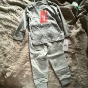 Nike • Stack Block Logo Shirt & Joggers Set 24M