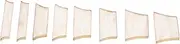LIGIGWASH 9pcs Electric Guitar Accessories Inlay Material Musical Instrument Assistance Instrument Parts Guitar Essentials Guitar Accessories Kit Bass Guitar Accessories White Shell Beige