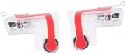 Veemoon 1pair Mobile Game Controller Fire Buttons High Precision Joystick Shooter Triggers for Mobile Gaming Your Aim Improve Scores Transparent Design