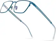 [FONEX] Pure Titanium Glasses Frame Men Square Eyeglasses Optical Eyewear F85779