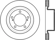 StopTech for 17-18 Lexus LX SportStop Cryo Slotted & Drilled Front Right Rotor - (for: Lexus)