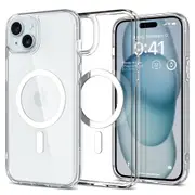 SPIGEN iPhone 15 Case, 6.1 2023 Genuine Ultra Hybrid MagFit MagSafe Compatible Magnet Cover for Apple