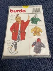 Burda 4327 Girls Hooded Jacket Size 18m-4 New