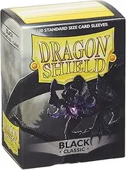 Dragon Shield AT-10002 Protective Card Sleeves, Black