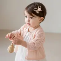 在飛比找蝦皮購物優惠-M.studio 寶寶針織外套 夏季嬰幼兒寶寶女童薄款披肩 