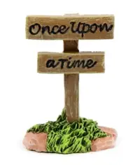 Once Upon a Time” Sign MI 55609 Miniature Fairy Garden
