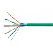 Monoprice 42345 MONOPRICE CAT6A 500FT GREEN CMR UL BULK CABLE_ TAA_ SHIELDED (F/