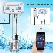 6in1 Smart Water Quality Control Meter PH Salinity Temp WIFI APP Aquarium Tester