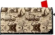 Witch Hat Magnetic Mailbox Covers,Post Box Cover Standard Size 21x18 Inches For Outdoor Garden Home Decor