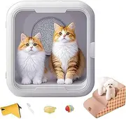 Ultra Quiet 35dB Pet Dryer Box for Dogs & Cats - 62L Large Size Grooming Hair Dryer Machine for Pet Grooming