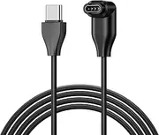 Charger for Garmin Vivoactive 3 3S 4 4S, 1m Watch Charger Cable for Fenix 7 6 5 S X Charger, Forerunner 945 935 245 245 Music 45 45S 645 645 Music, Vivomove 3 3S, Intinct/Instinct Tide (USB-C)