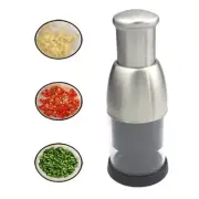 Garlic Grinding Chopper Stainless steel Vegetables Cutter Grinder Kitchen Gadget