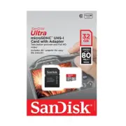 Sandisk Ultra - Flash Memory Card - 32 GB - MicroSDHC UHS-I (SDSQUNC-032G-AN6IA)