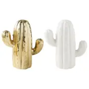 Artistic Ceramics Cactus Money Holders Coin Banks for Contemporary Homes Decors