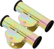 Parliky 1 Pair Lock Connector Latch Hinge Repair Kit for Tube Foldable Beach Lounge Chairs Durable Easy Installation Recline Compatible Chair Accessories