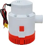 [NUZAMAS] 12V Submersible Bilge Water Pump 3700GPH 40mm Electric Pumping for Caravan Camping Marine Fishing Boat Small Swimming Pool and Fountains