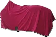 Horse Fleece Blanket Horse Sheet Winter,Blanket,Soft,Breathable,Keep Warm,Lightweight,Horse Care Blanket Horse Exercise Sheet, S Red