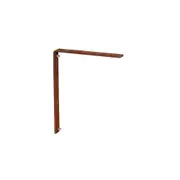 A.FRESCO Metal Shelf Support Garden Hanging L Bracket Large 20x25cm Rust