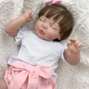 20in Reborn Baby Doll Newborn Baby 3D Skin Visible Veins Sleeping Girl Size Gift