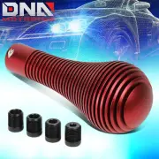 NRG 115MM UNIVERSAL ALUMINUM KNURLED HEAT SINK BUBBLE HEAD SHIFT KNOB SK-701RD