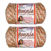 Bonnie Cord – 2pk of 100 Yard Cord - 48 Beautiful Colors - Macrame, Knitting,