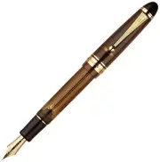 Pilot Namiki FKK-3MRP-BN-M CUSTOM 823 Plunger Transparent Brown Medium Nib N2