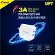 【KTNET】 UP7 PD QC 20W快速充電器 2埠-白