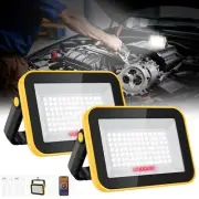 T-SUN Battery Work Light Rechargeable Portable Flood Light Cordless LED Work ...
