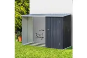 Giantz Garden Shed 2.49x1.04M Sheds Outdoor Tool Storage Workshop House Steel 2 in 1