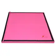 Pink 120cm x 120cm x 5cm Gymnastics Mat - 2-Piece Folding Gym Exercise Yoga Mat