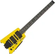 STEINBERGER Spirit GT-PRO Deluxe Hot Rod Yellow Headless Guitar w/Gig Bag