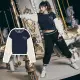 【PUMA】長袖上衣 Squad 女款 藍 米白 膠印LOGO 微短版 王淨 著用款 長袖(677898-14)