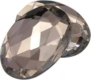 Allstarco 40x30mm Crystal Clear .AC Large Flat Back Oval Acrylic Rhinestones Cosplay Costume Gems Plastic Jewels Embelishments DIY Crafts Gemstones - 4 Pieces