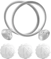 Betta Fish Loop | Betta Feeding Hoop | with Suction Cup and 3 Aquarium Filter Balls Fish Exercise Toys for Lover